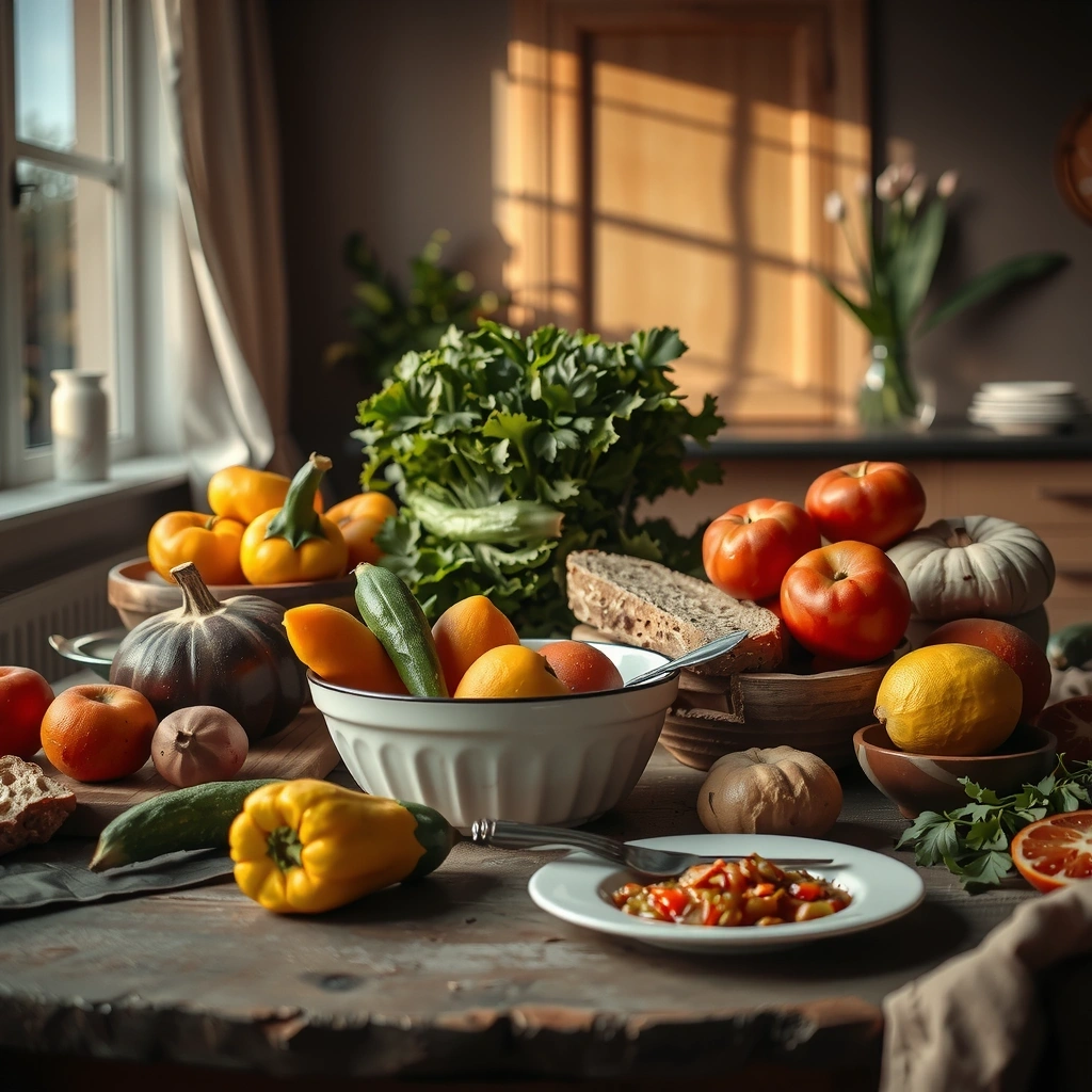 Frische, saisonale Lebensmittel